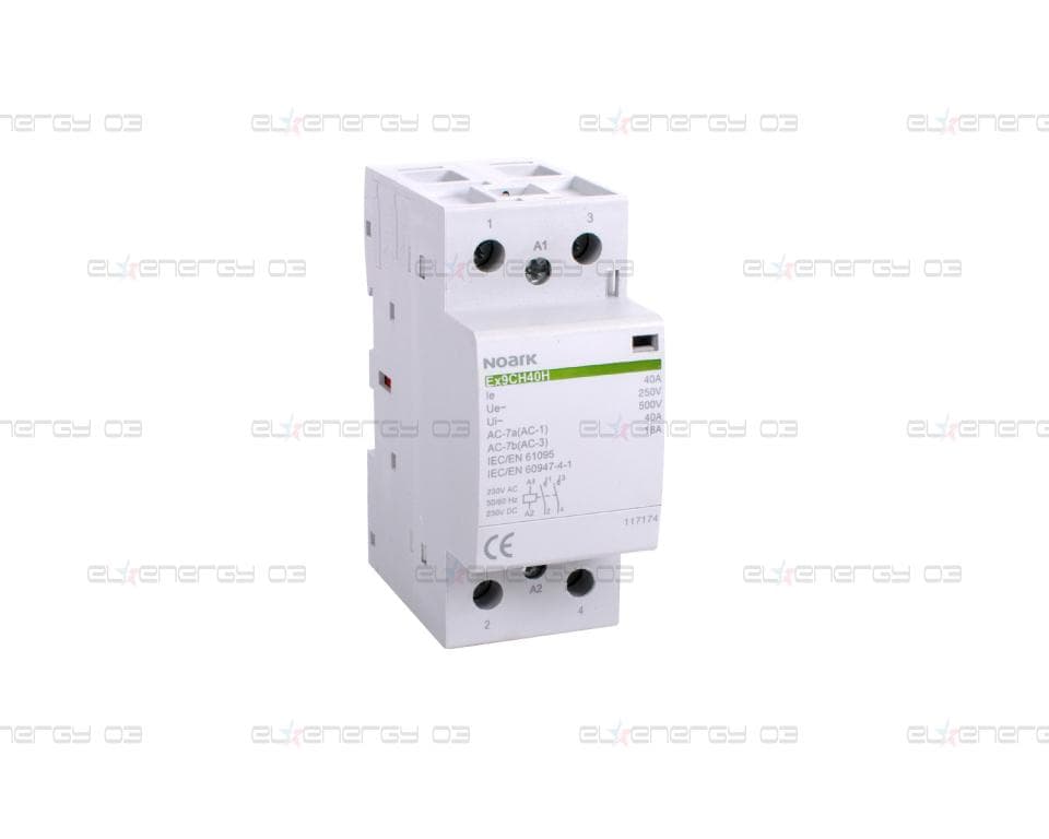 Безшумни инсталационни контактори Ex9CH40H 10 230V AC/DC