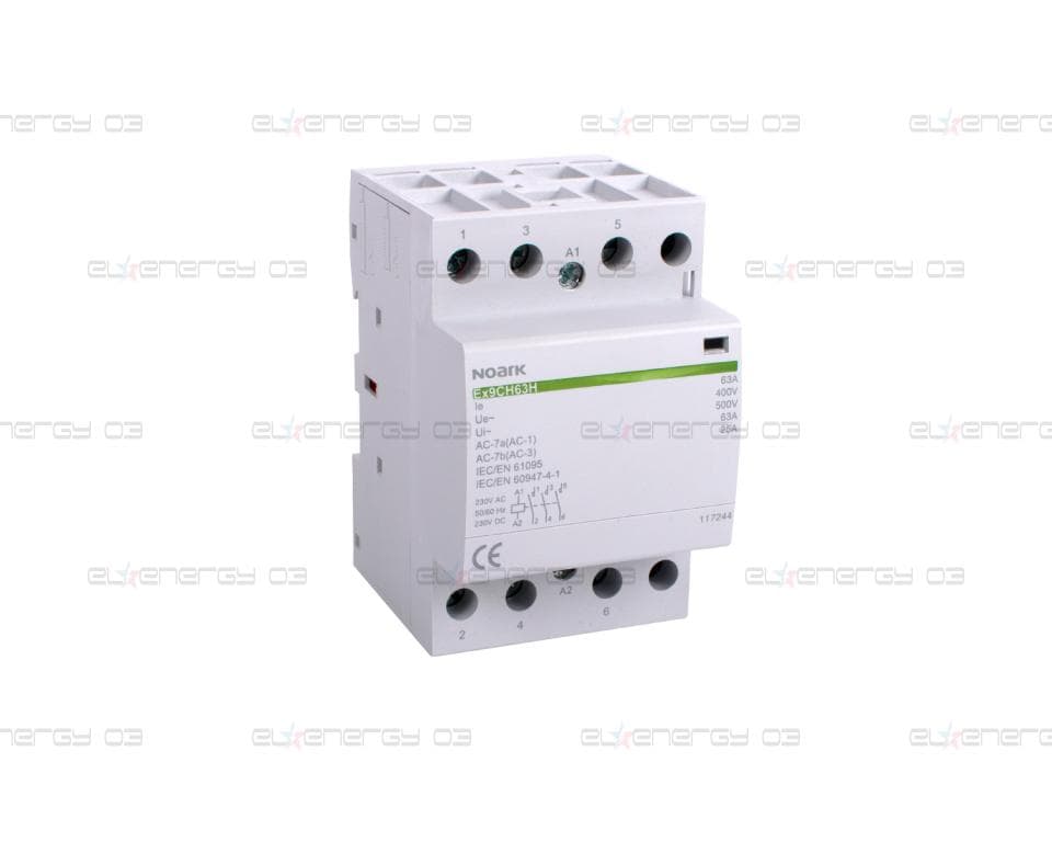 Безшумни инсталационни контактори Ex9CH40H 30 230V AC/DC