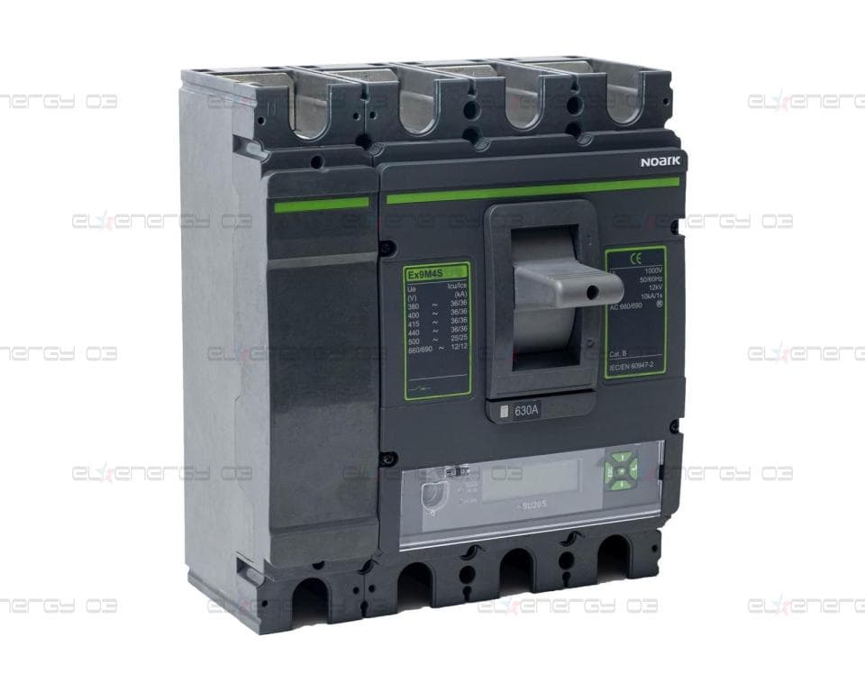 Прекъсвач с лят корпус Ex9M5S SU20S 800 4P4T EU с електронна защита (LCD)