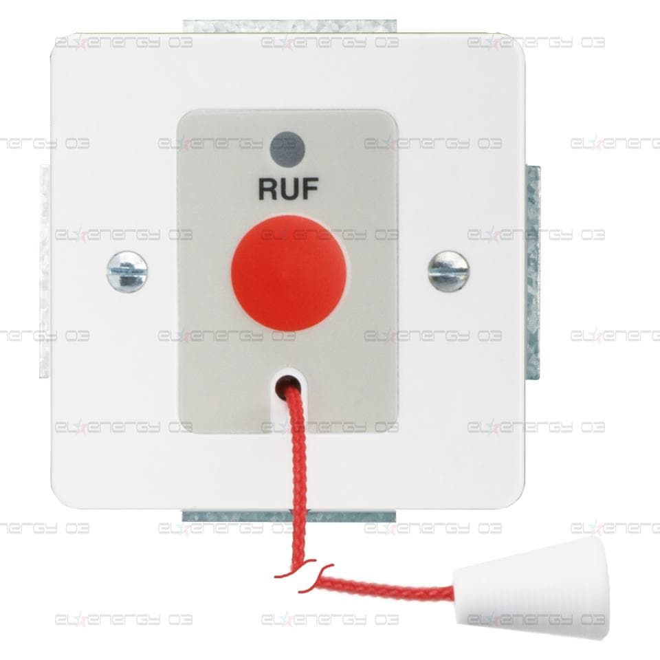 ELSO Sigma/WC-RUF - call switch - pull cord 2m - flush - indicator light - p/whi