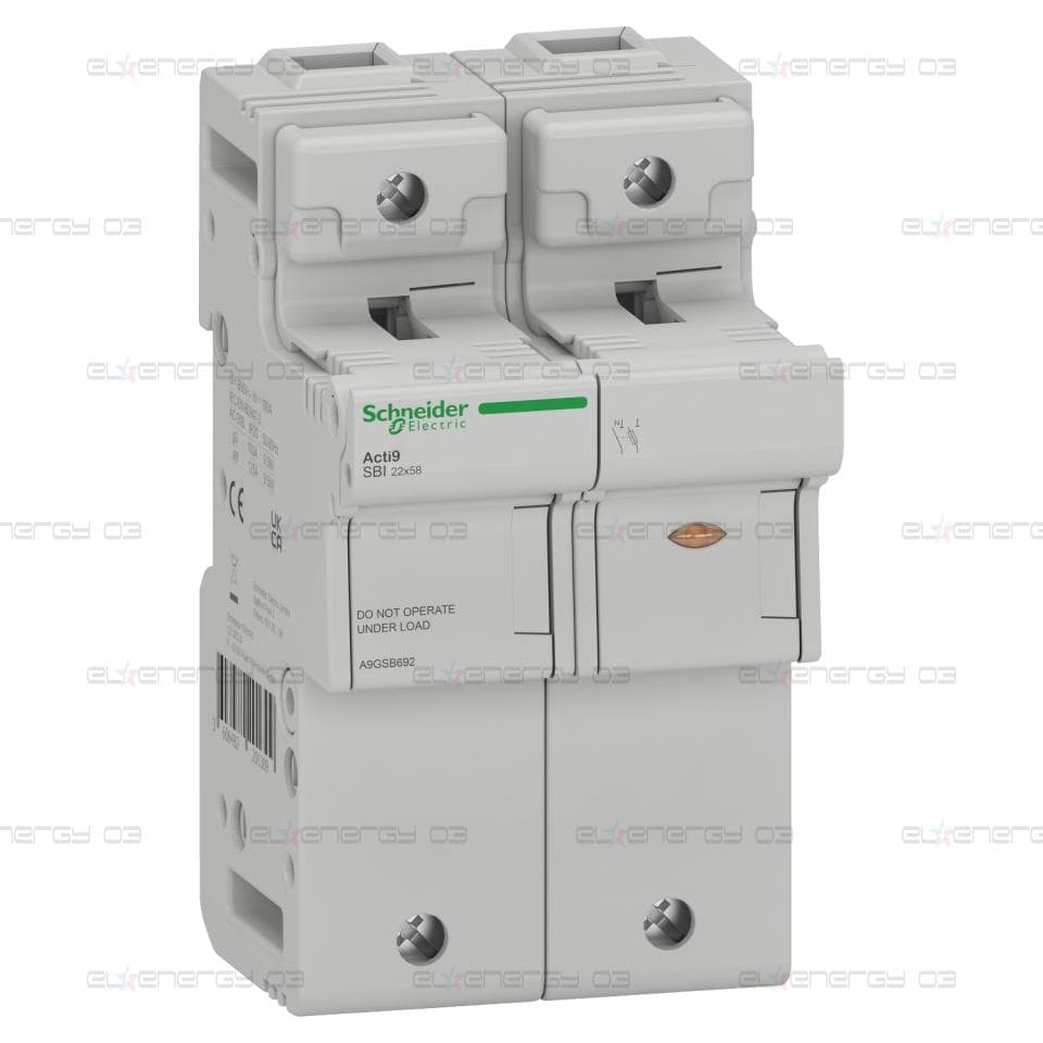 Основа за предпазител, Acti9 SBI, 1P+N, 125A, за 22 x 58mm