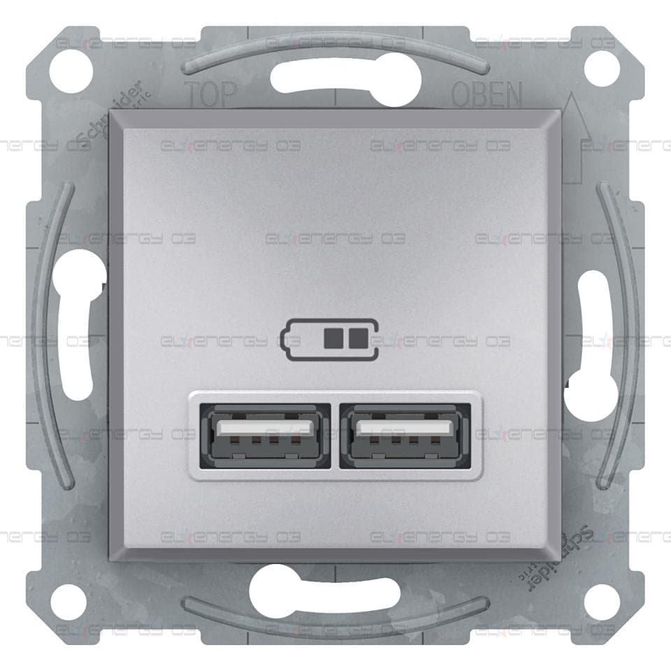 USB зарядно, 2.1А, алуминий