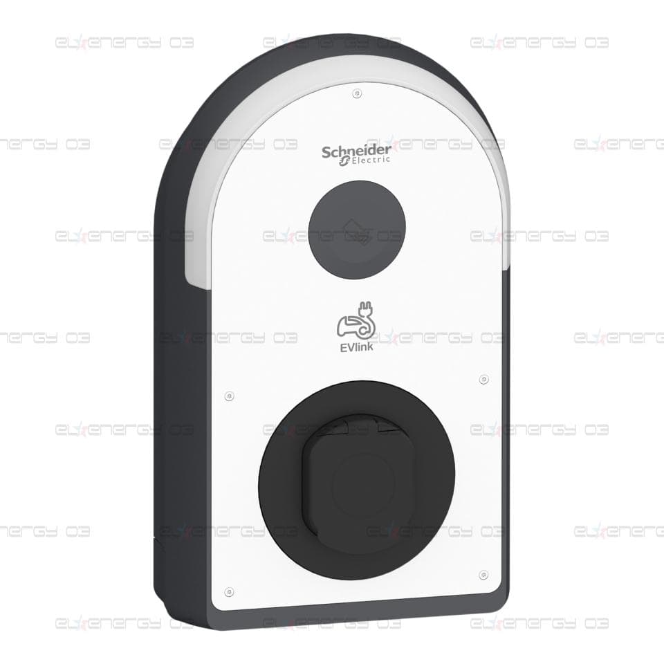 Зарядна станция, EVlink Pro AC/AC , 22kW, 32A, 3P+N, T2S изходен контакт, RDC-DD 6mA, MNx aux.
