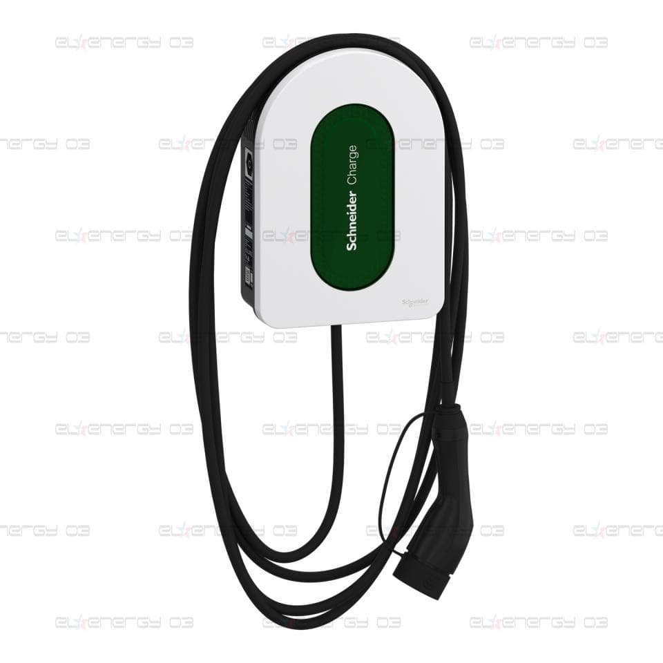 Зарядна станция, Schneider Charge, 1P+N, прикачен кабел 7m, 7.4kW, 32A