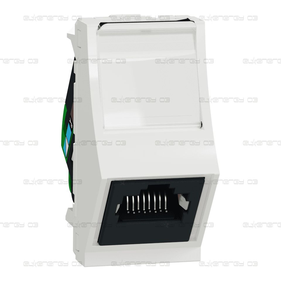 Розетка RJ45, кат.6, STP, 1 модул