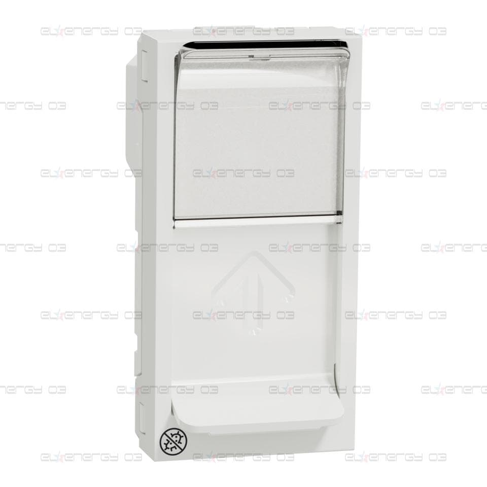 Капачка за RJ45, New unica, 1модул, бактериална