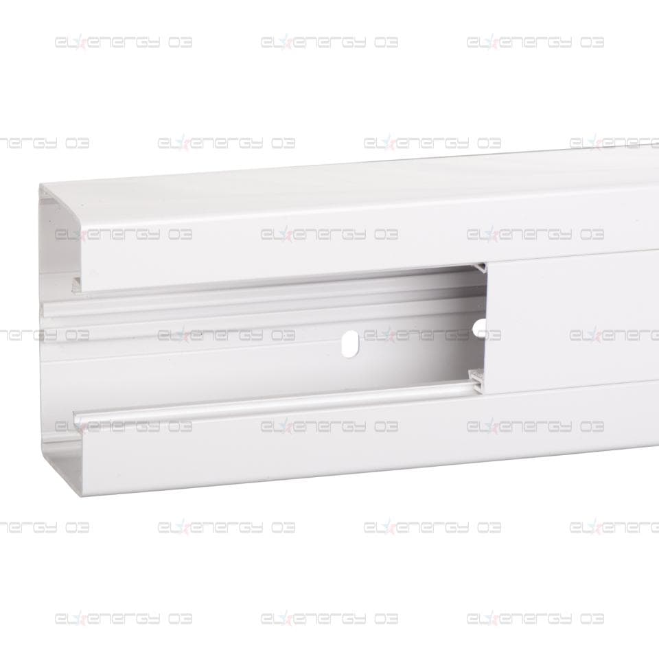 Инсталационен канал 95 x 55 mm PVC, 1 отделение, бял