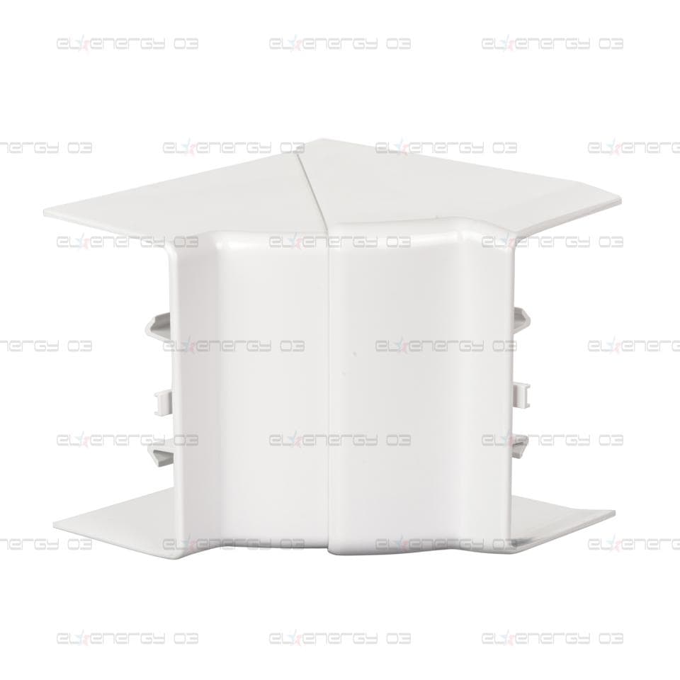 OptiLine 45 - ъгълова връзка - 95 x 55 mm - PC/ABS - полярно бяло