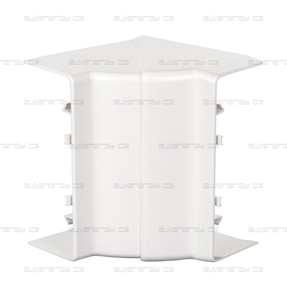 OptiLine 45 - ъгълова връзка - 140 x 55 mm - PC/ABS - полярно бяло