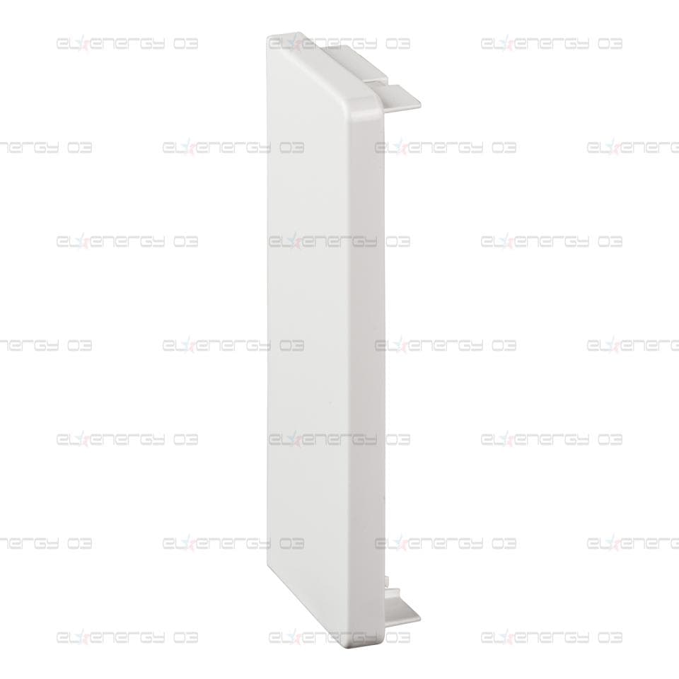 OptiLine 45 - stop end - 140 x 55 mm - PC/ABS - полярно бяло