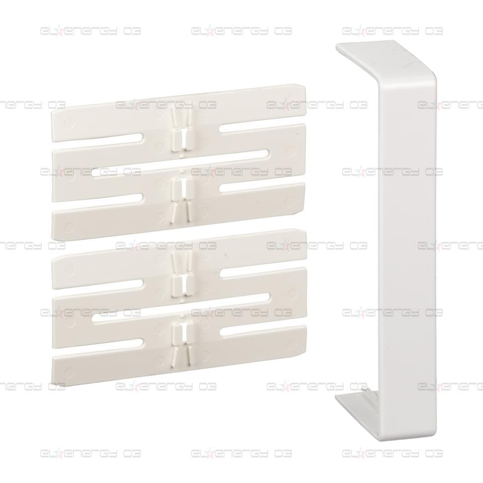 OptiLine 45 - свързващ капак - 140 x 55 mm - PC/ABS - полярно бяло