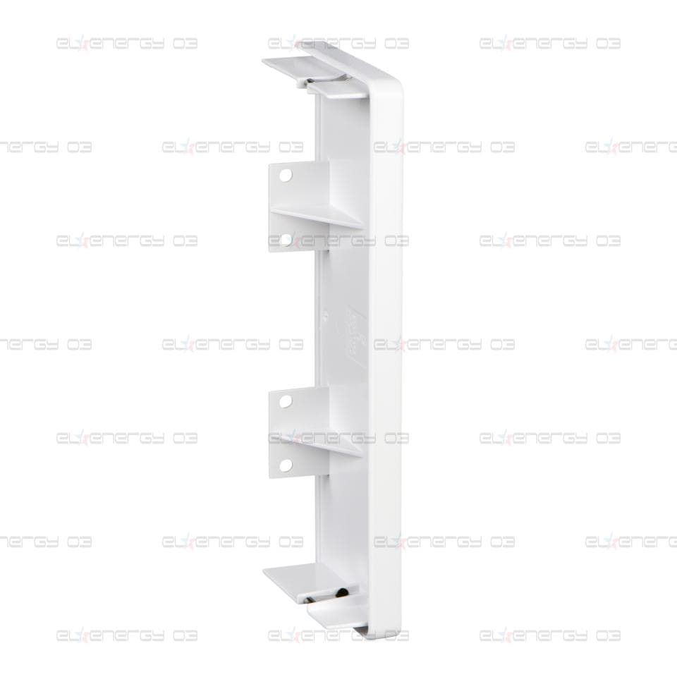OptiLine 45 - stop end - 165 x 55 mm - PC/ABS - полярно бяло