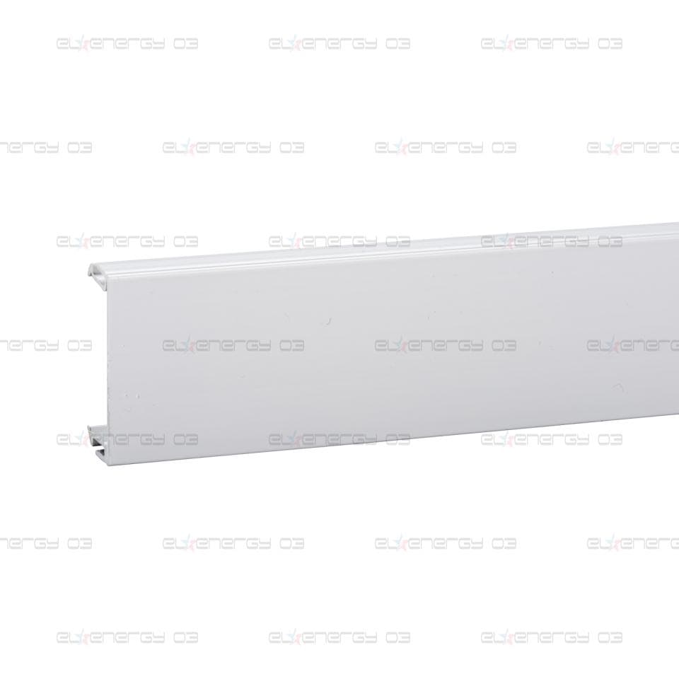 OptiLine 45 - капак - 45 mm - PVC - полярно бяло