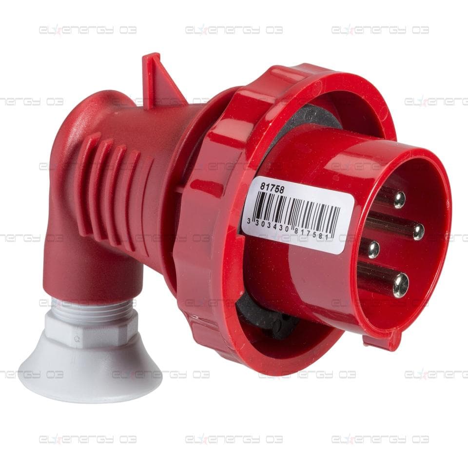 Индустриален присъединител Mureva PK, 90° angled, 16A, 3P+E, 400V, IP67