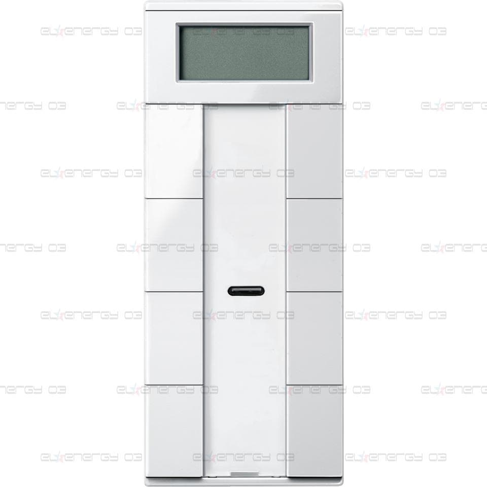KNX бутон 4-модулен с термостат, полярно бял, System M