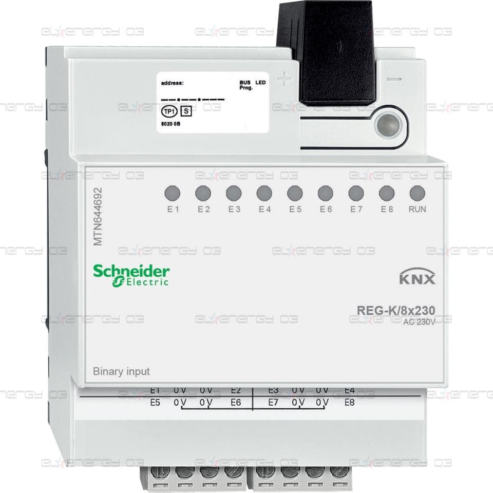Модул KNX 8 входа 230V