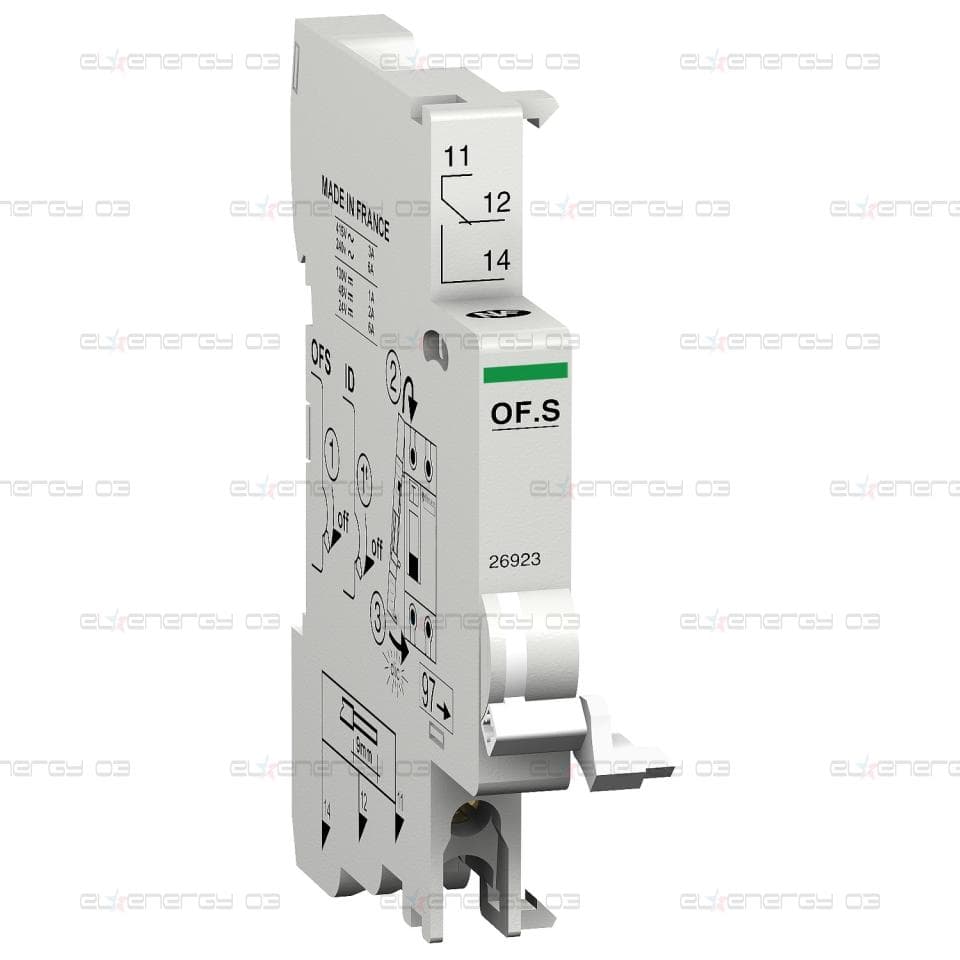 спомагателен контакт - 1 OCS - 380..415 V - 6 A - за RCCB