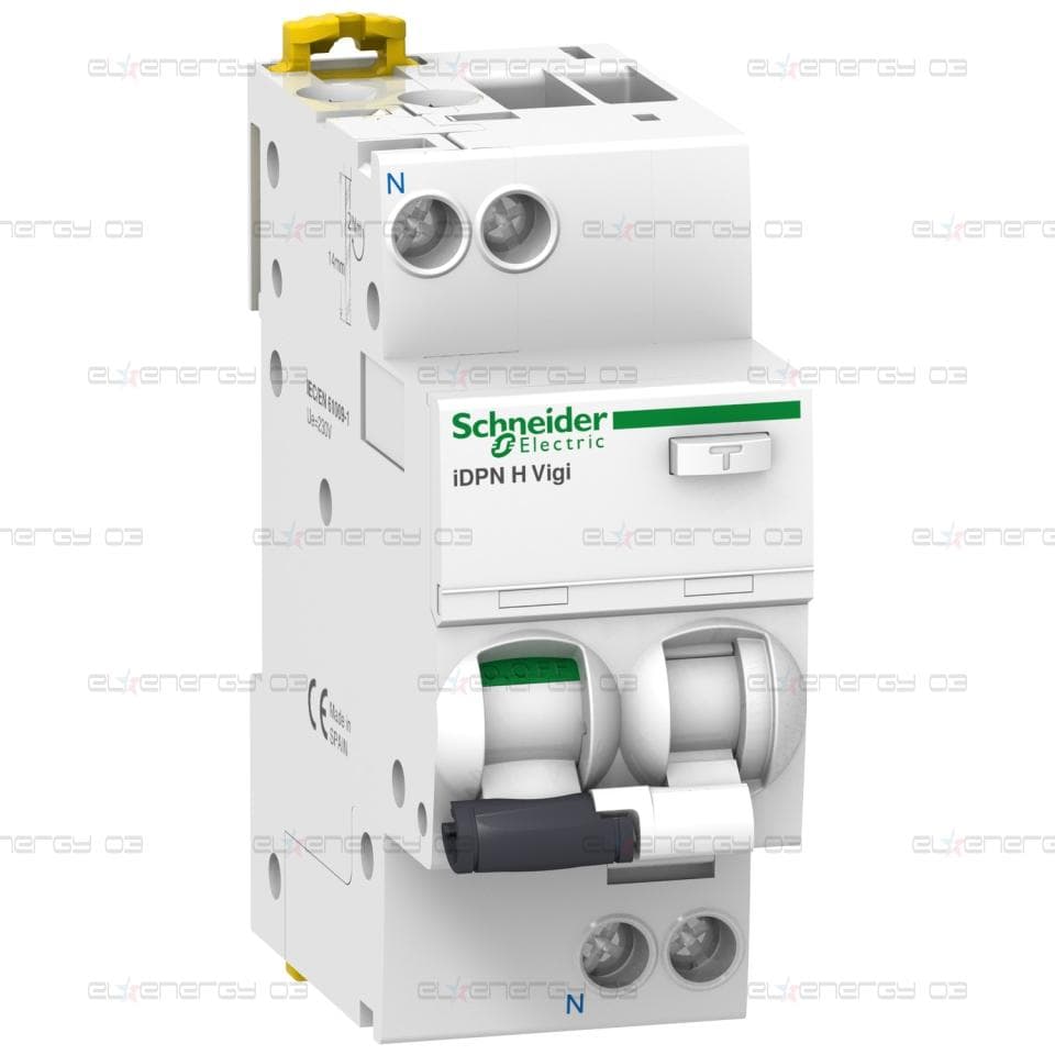 Kомбинирана дефектнотокова защита (RCBO), Acti9 iDPN H Vigi, 1P+N, 10A, B крива, 10000A, A тип, 30mA