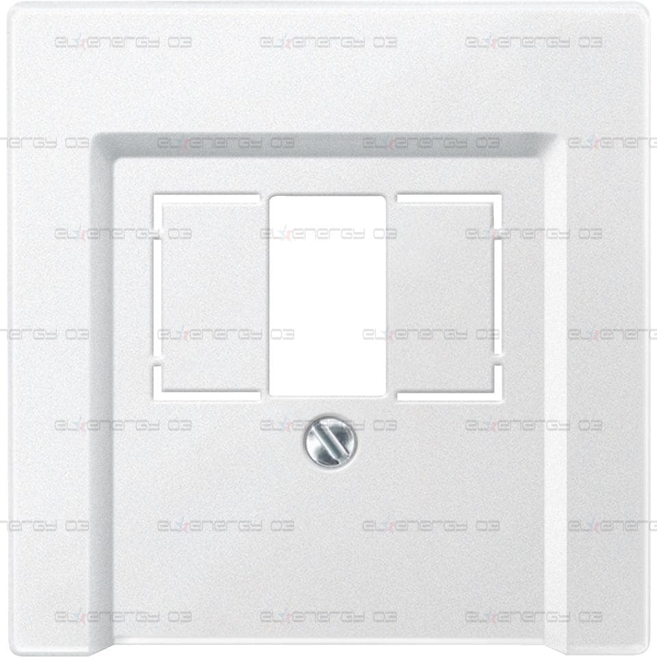 Преден панел за TAE/Audio/USB, бял мат, System M