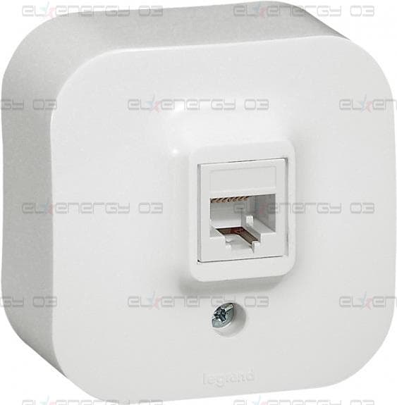 Розетка RJ45 cat.5e IP21 открит монтаж цвят Бял Forix Legrand