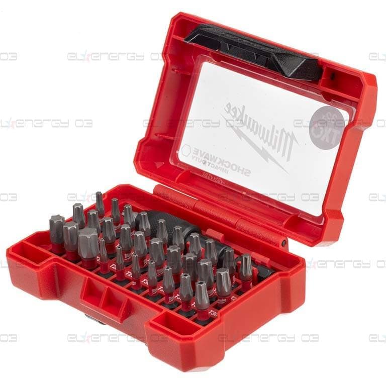 Комплект битове Milwaukee Shockwave, 32 бр., 1/4″
