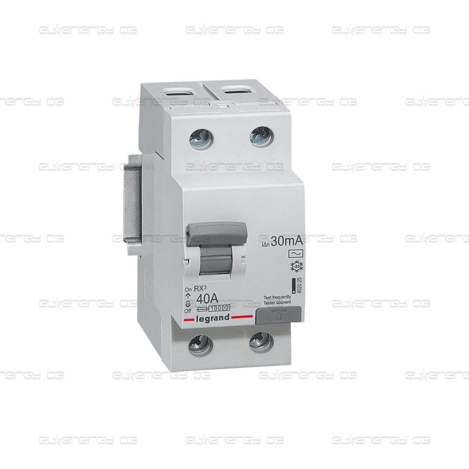 ДТЗ 2P 40A 30mА серия RX3 ID тип AC Legrand