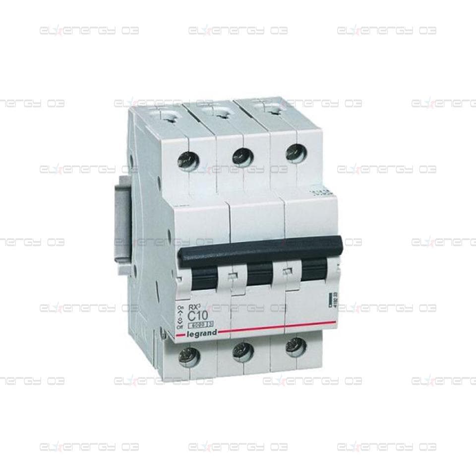 Автоматичен прекъсвач RX3 3P 40A крива С 6kA Legrand