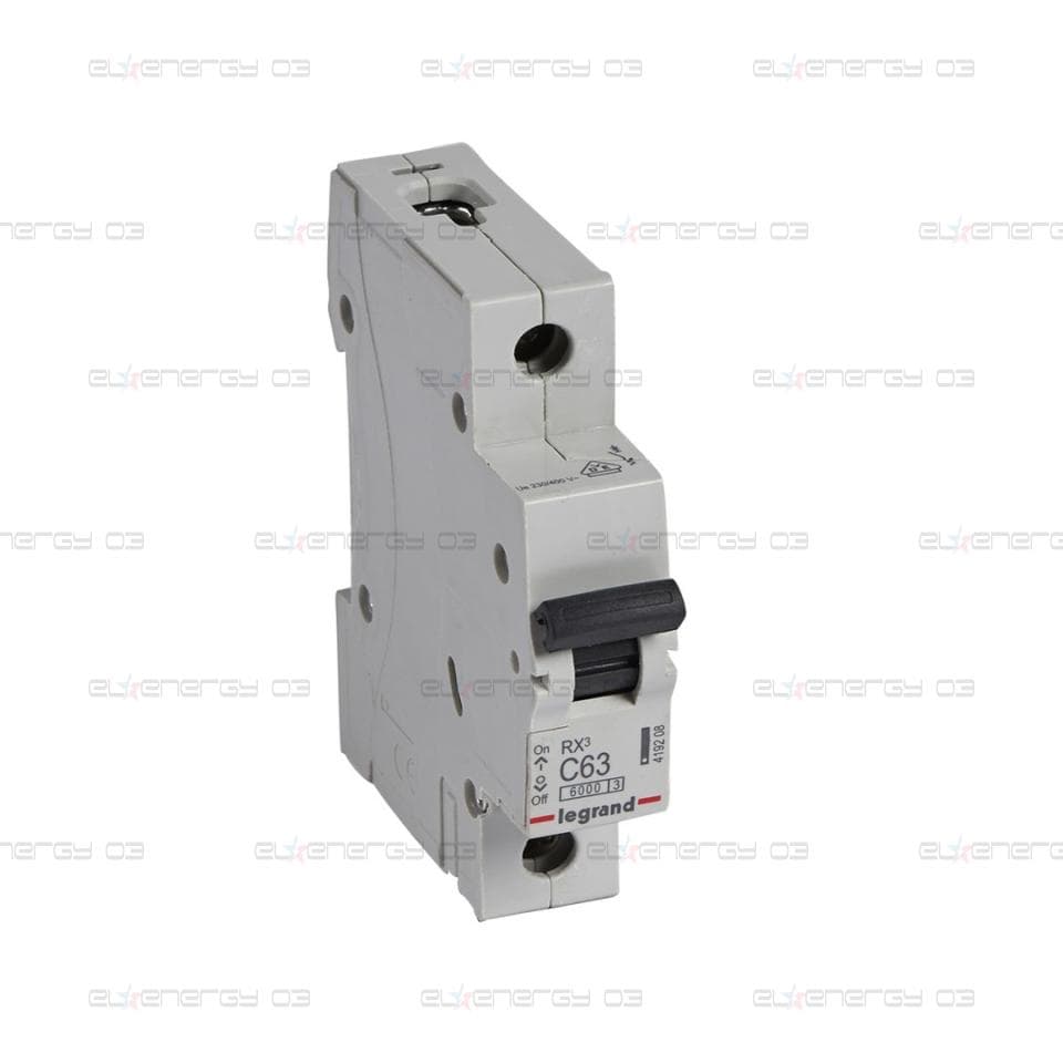 Автоматичен прекъсвач RX3 1P 63A крива С 6kA Legrand