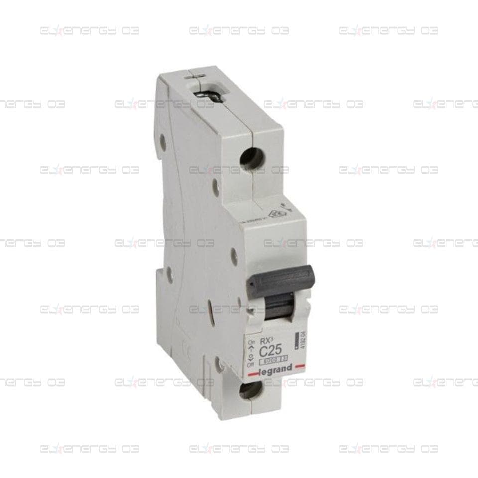 Автоматичен прекъсвач RX3 1P 25A крива С 6kA Legrand
