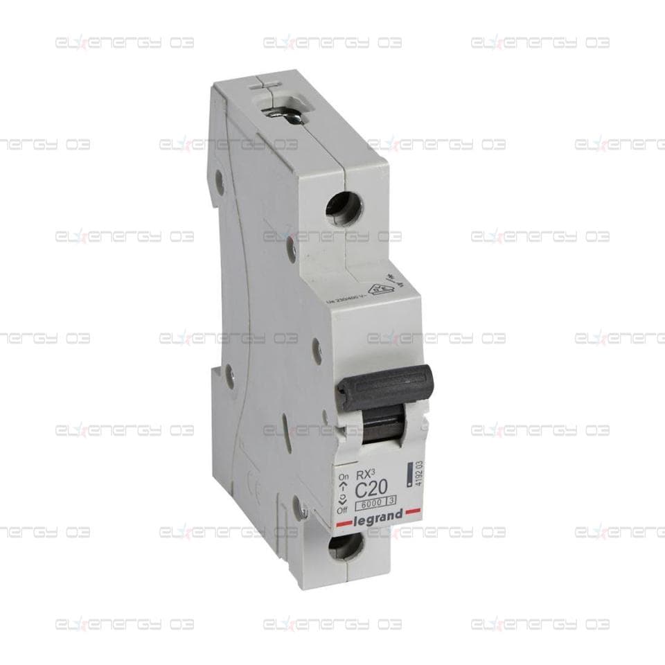 Автоматичен прекъсвач RX3 1P 20A крива С 6kA Legrand