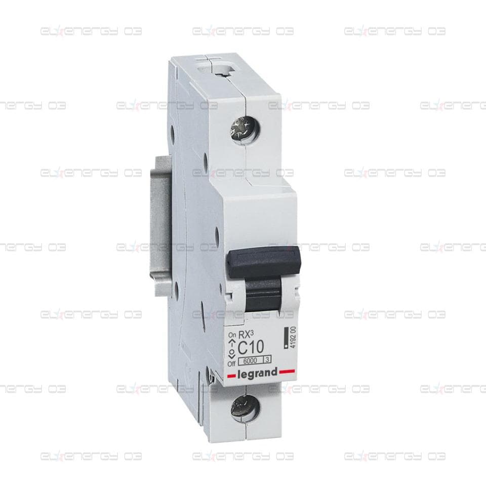 Автоматичен прекъсвач RX3 1P 10A крива С 6kA Legrand