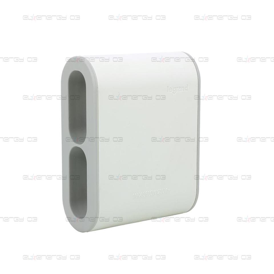 Адаптер за контакт плосък 4х Евро контакт 6A бял NEW Legrand
