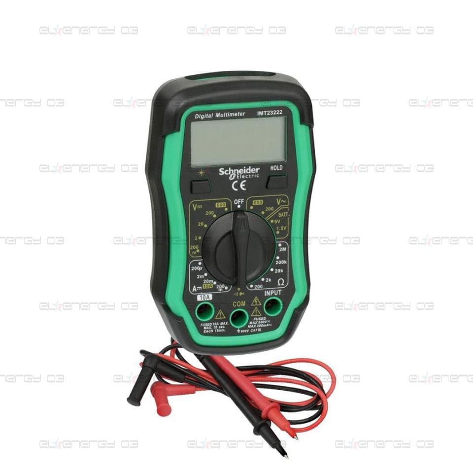 Дигитален мултицет измерва 0.2mA-10A DC, AC/DC 200-600V, 200Ohm-2MOhm кат.III до 600V Thorsman SE