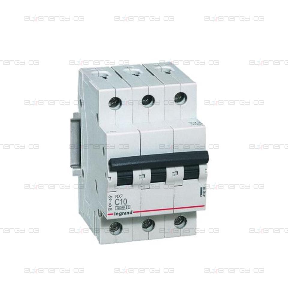 Автоматичен прекъсвач RX3 3P 32A крива С 6kA Legrand