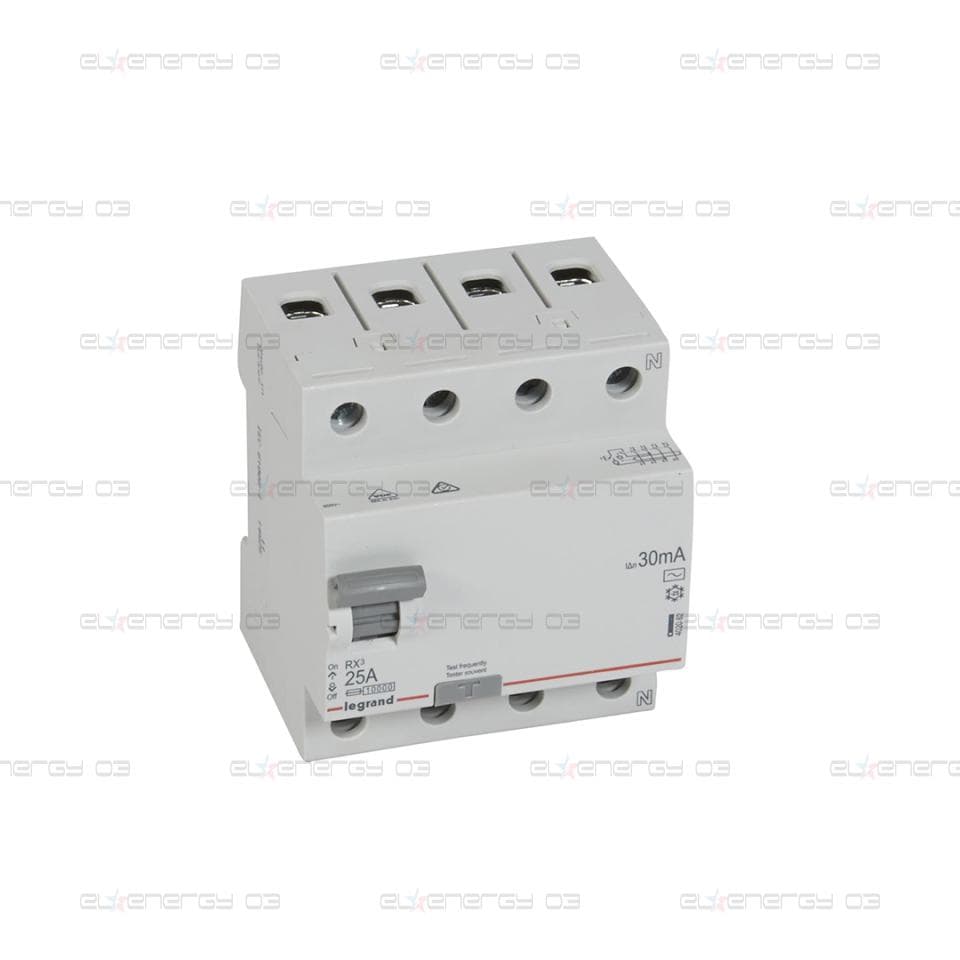 ДТЗ 4P 25А 30mА серия RX3 ID тип AC Legrand