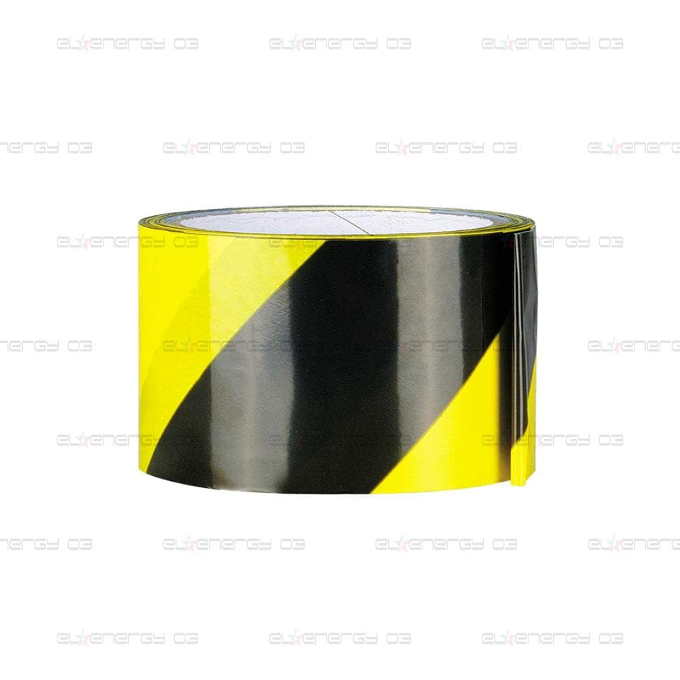 Сигнална лента 100м х 50/70мм – Жълто-Черна