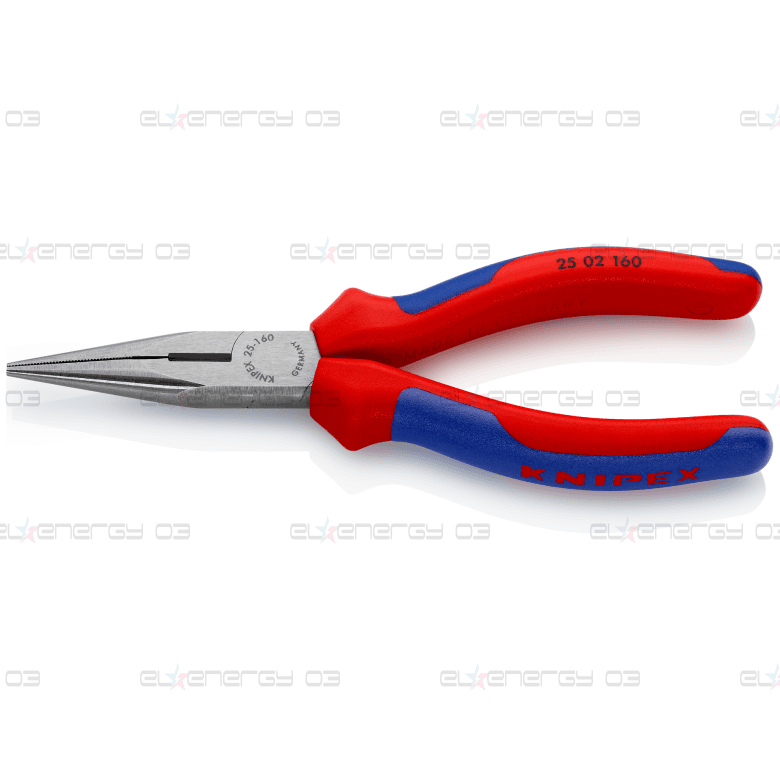 Клещи резачки с остър връх, синьо-червена ръкохватка 160мм, Knipex