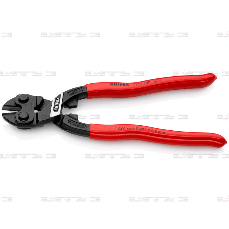 Клещи болторези CoBolt, червена ръкохватка 200мм, Knipex