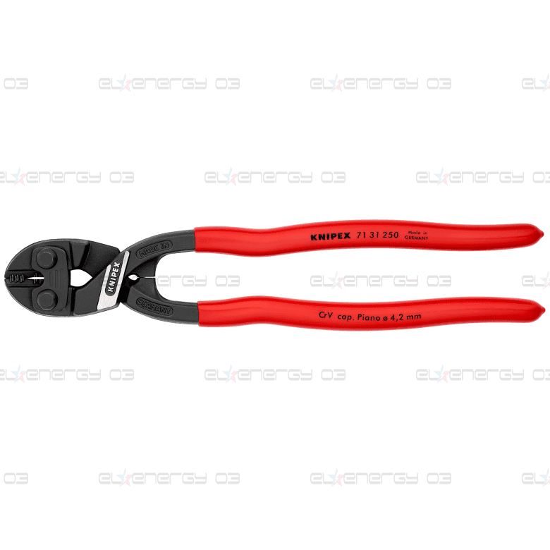 Клещи болторези CoBolt с водещ ръб, червена ръкохватка 250мм, Knipex