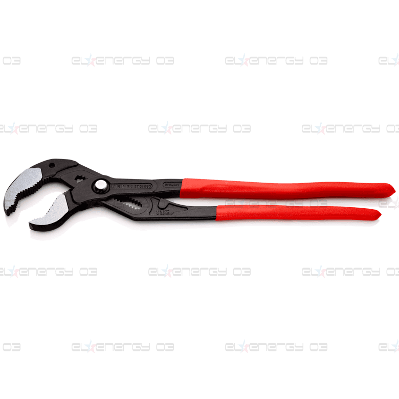 Клещи раздвижени Cobra, червена ръкохватка 560мм, Knipex