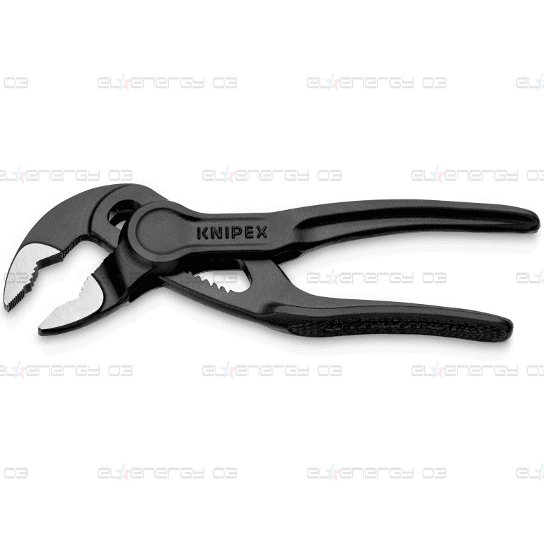 Клещи раздвижени Cobra, черна ръкохватка 100мм, Knipex