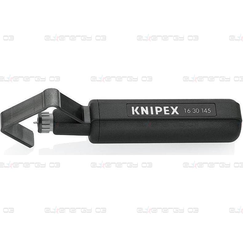 Кабелен нож, за изолация Ø19-40мм, черна ръкохватка 145мм, с фиксатор, Knipex