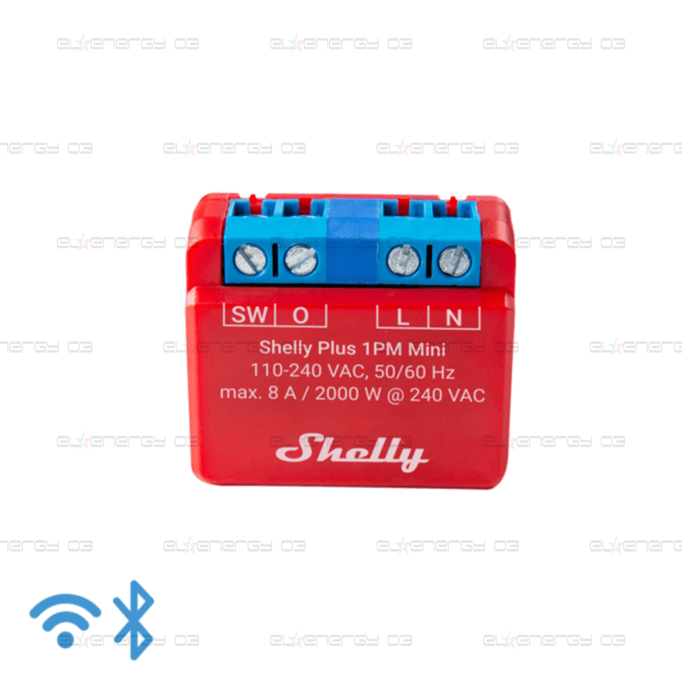 Микромодул Smart реле 1х On/Off 8A с мерител изисква неутрала Shelly Plus 1PM Mini – 265666