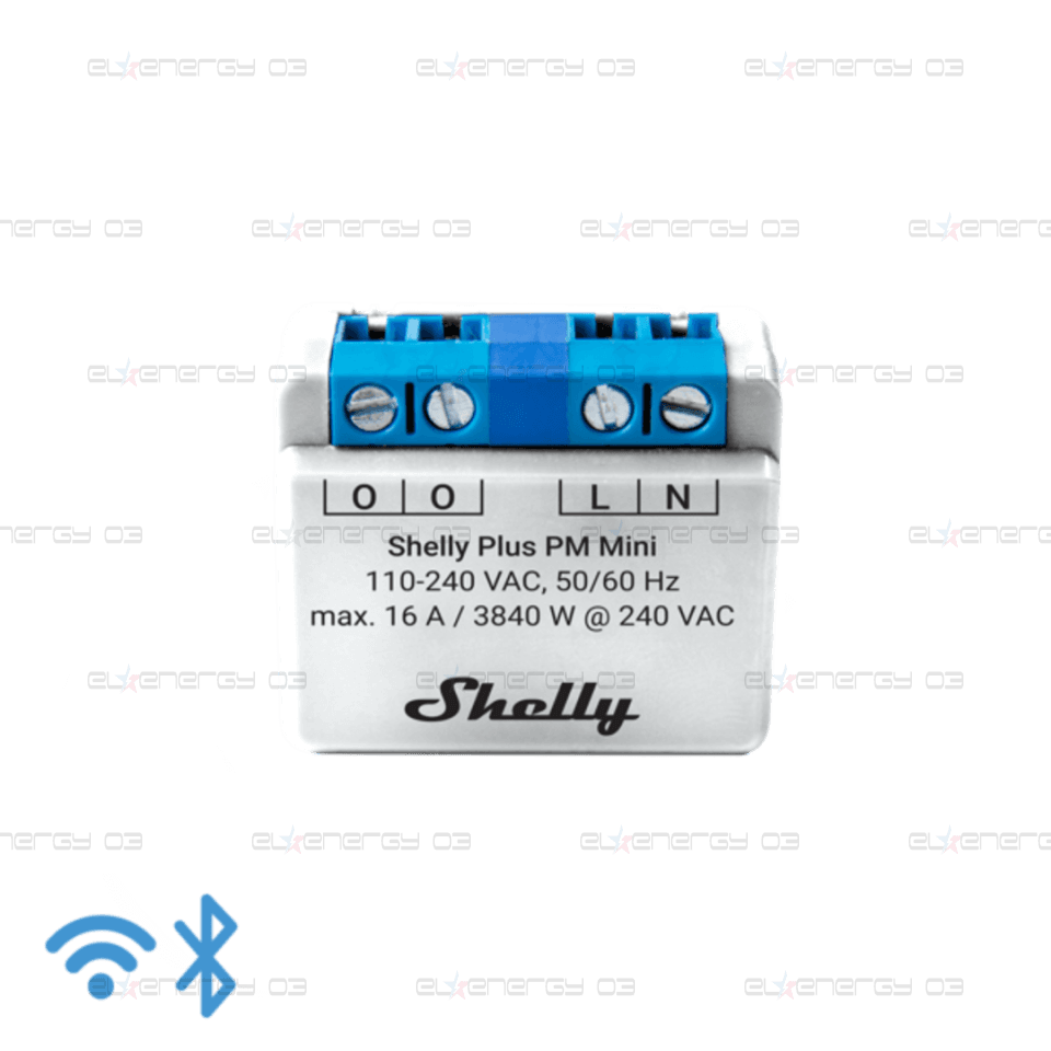 Микромодул Smart монофазен мерител 1х 16A Shelly Plus PM Mini – 265673
