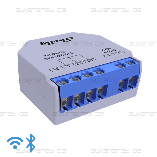 Микромодул Smart реле 1х димер 0-10V изисква неутрала Shelly Plus 0-10V Dimmer – 265703
