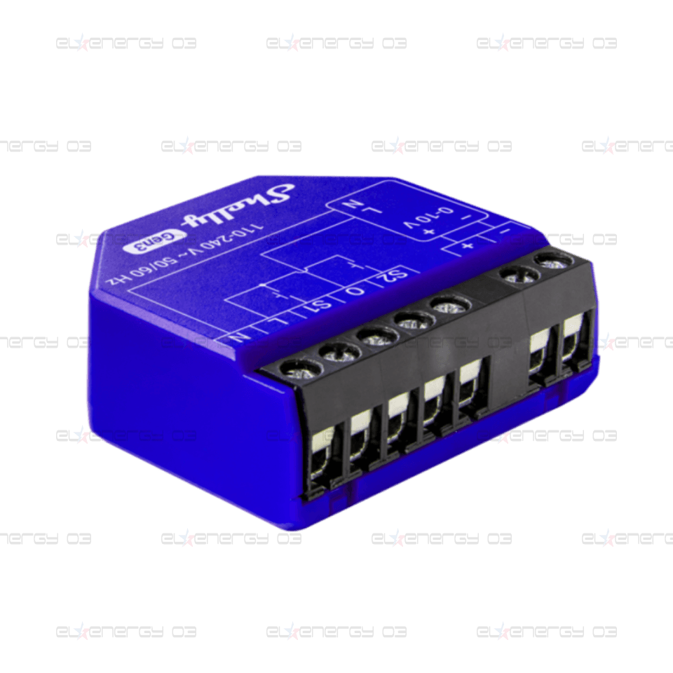 Микромодул Smart реле 1х димер 0/1-10V изисква неутрала Shelly Dimmer 0/1-10V PM Gen3 – 261750