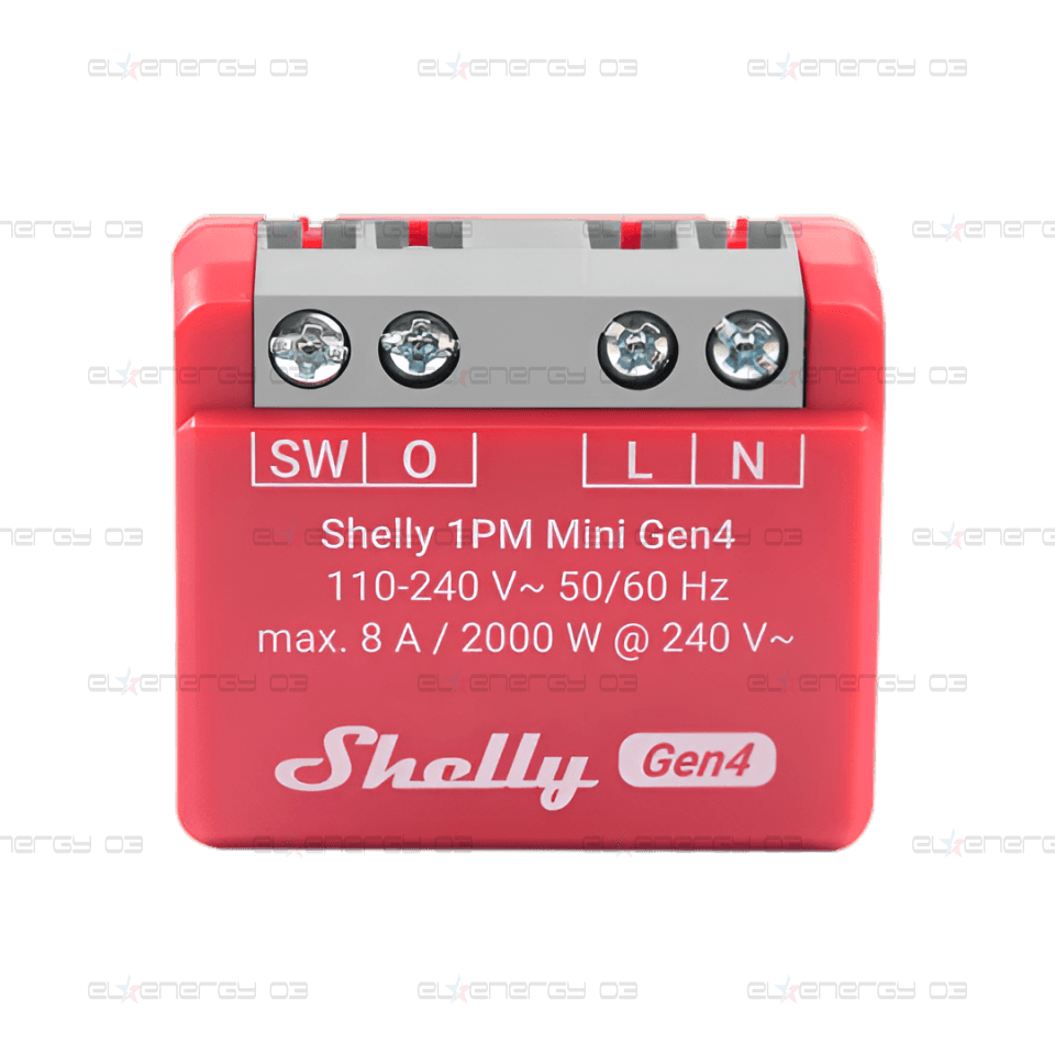 Микромодул Smart реле 1х On/Off 8A с мерител изисква неутрала Shelly 1PM Mini Gen4 – 070809