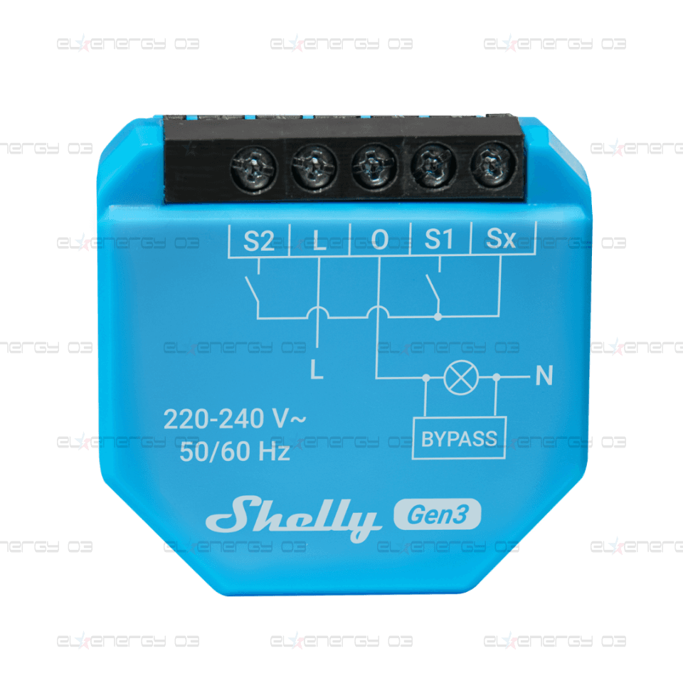 Микромодул Smart реле 1х On/Off 1.2A БЕЗ НЕУТРАЛА Shelly 1L Gen3 – 261637