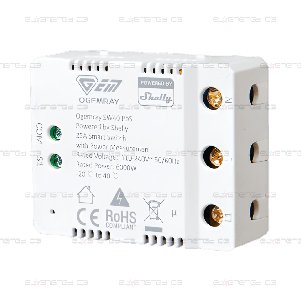 Микромодул Smart реле 1х On/Off 25A изисква неутрала Ogemray Relay – 070885