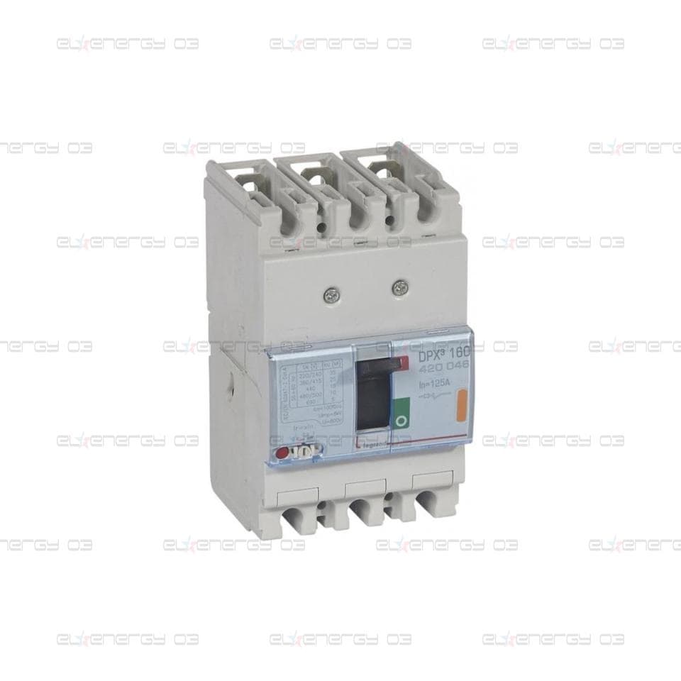 Автомат DPX3 160 TM 3P 125A 25кA регулируем (In x 0.8…1) Legrand